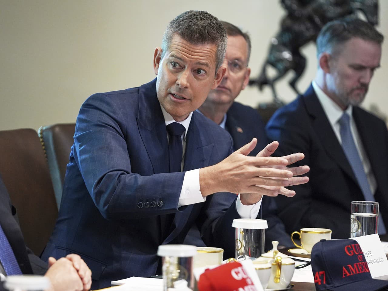 Americký minister dopravy Sean Duffy.