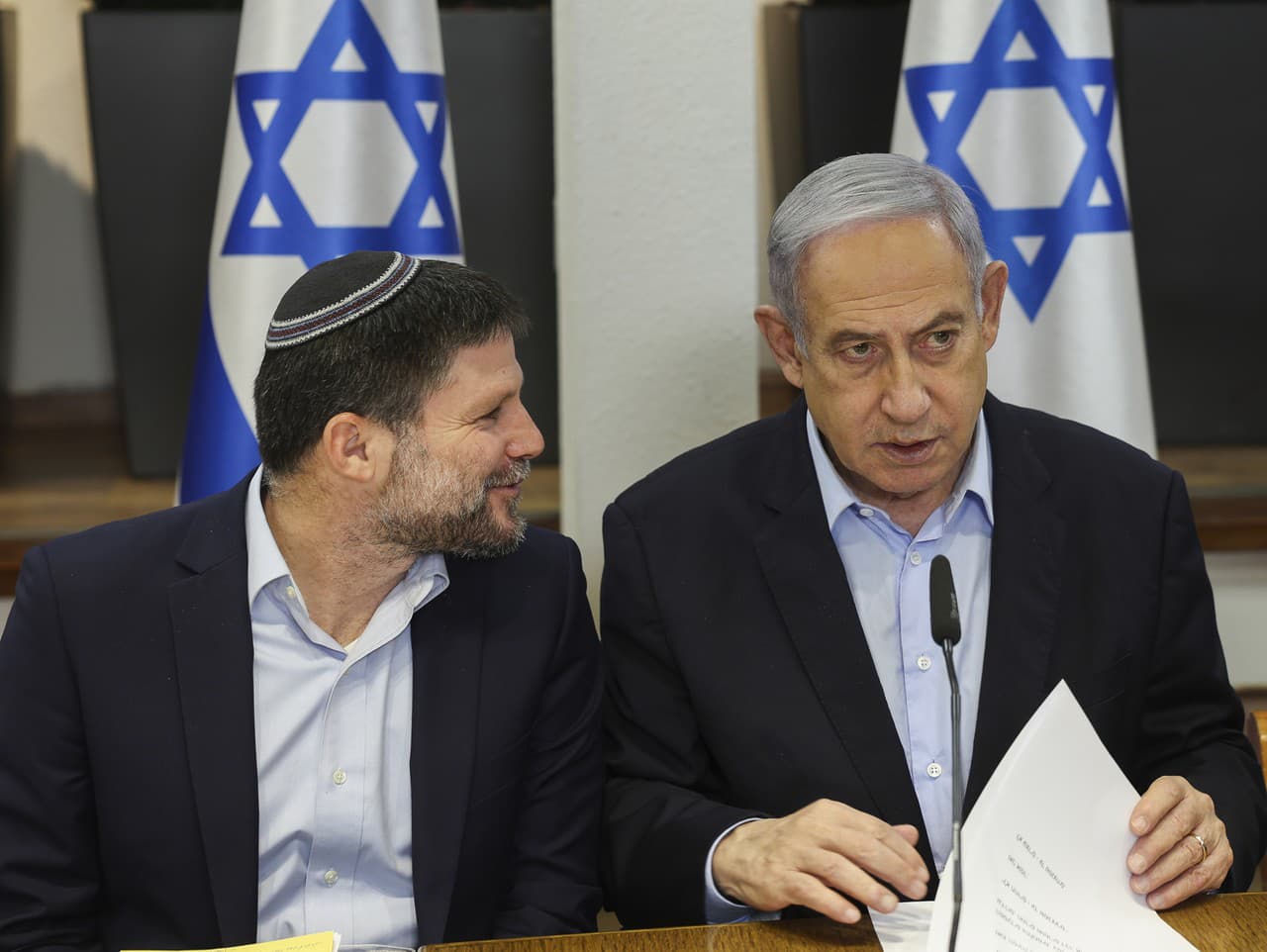 Becalel Smotrič a Benjamin Netanjahu