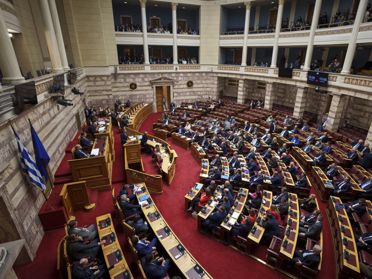 Grécky parlament.