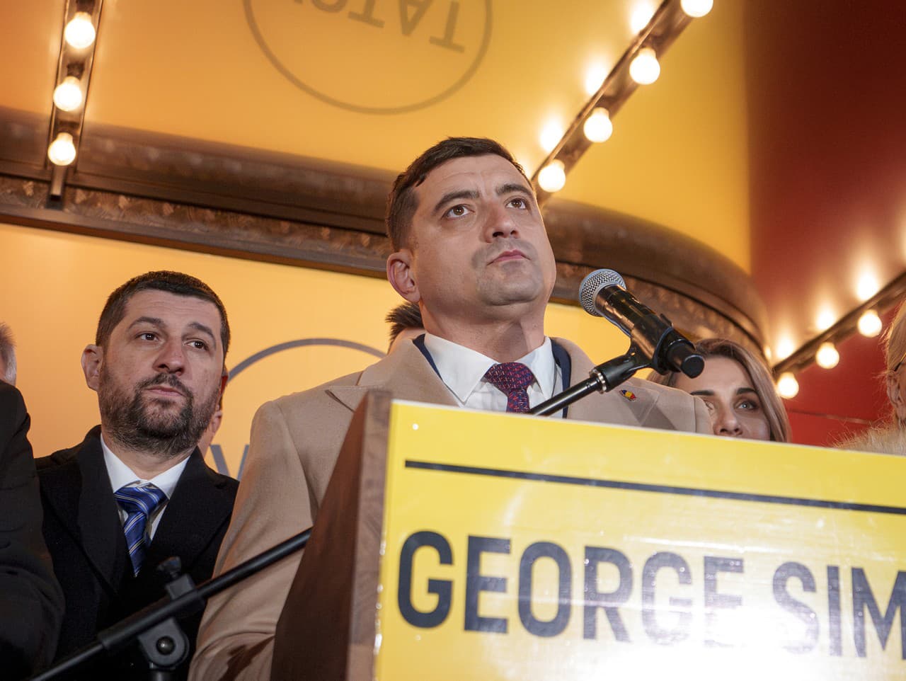 Líder politickej strany Aliancia za jednotu Rumunov (AUR) George Simion