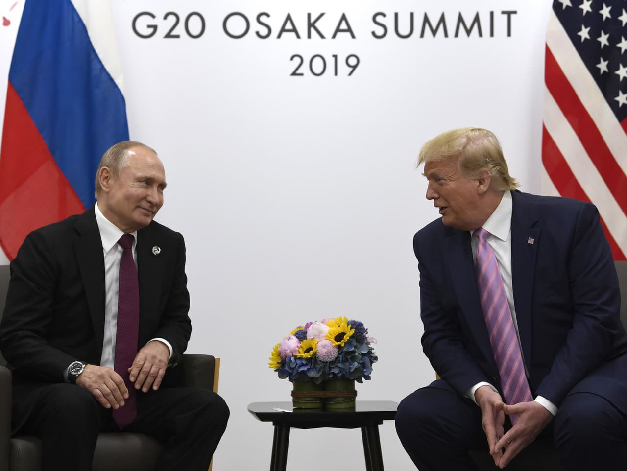 Vladimir Putin a Donald Trump
