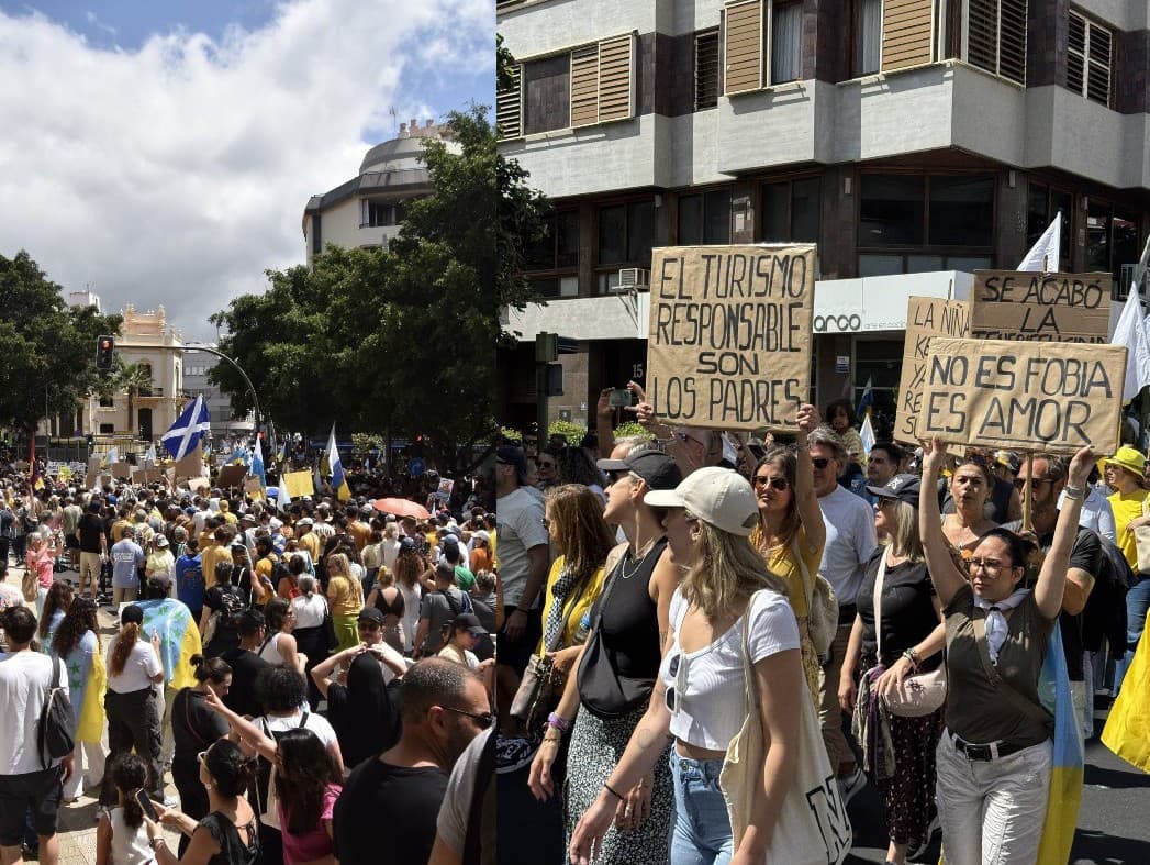 Domáci obyvatelia Kanárskych ostrovov protestujú proti nadmernému turizmu
