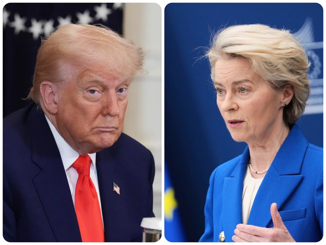 Donald Trump a Ursula von der Leyenová