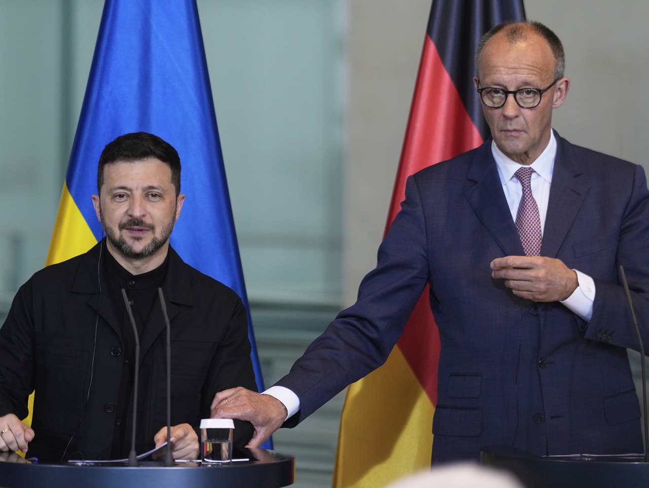 Volodymyr Zelenskyj a Friedrich Merz