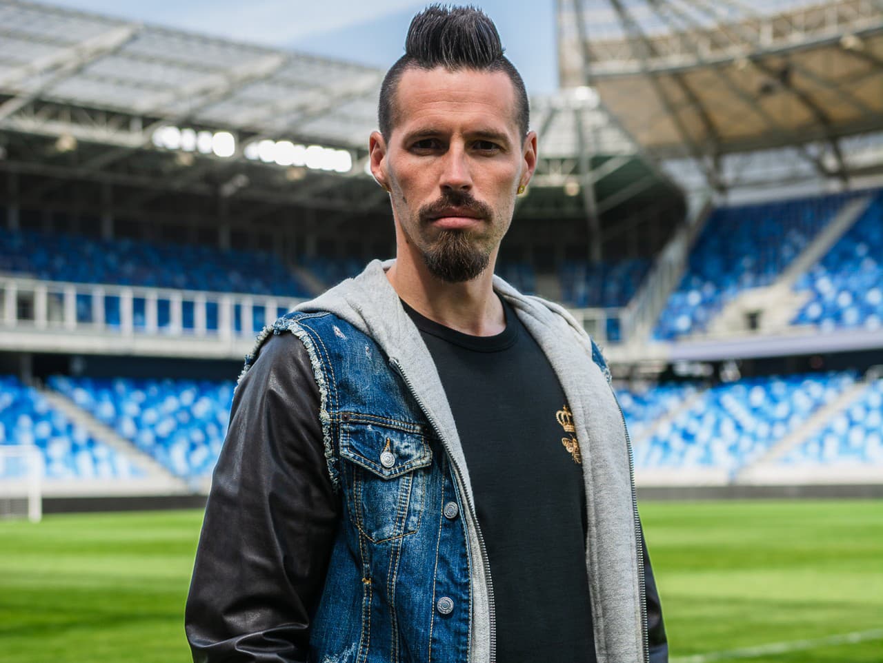 Nakrúcanie spotu  k novej kampani STVR k ME vo futbale hráčov do 21 rokov.