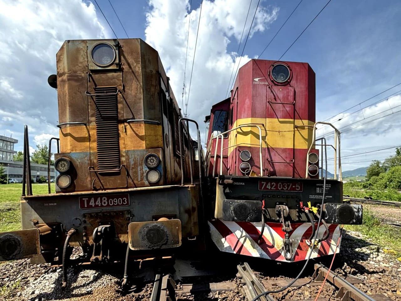 Na trati sa zrazili dva rušne