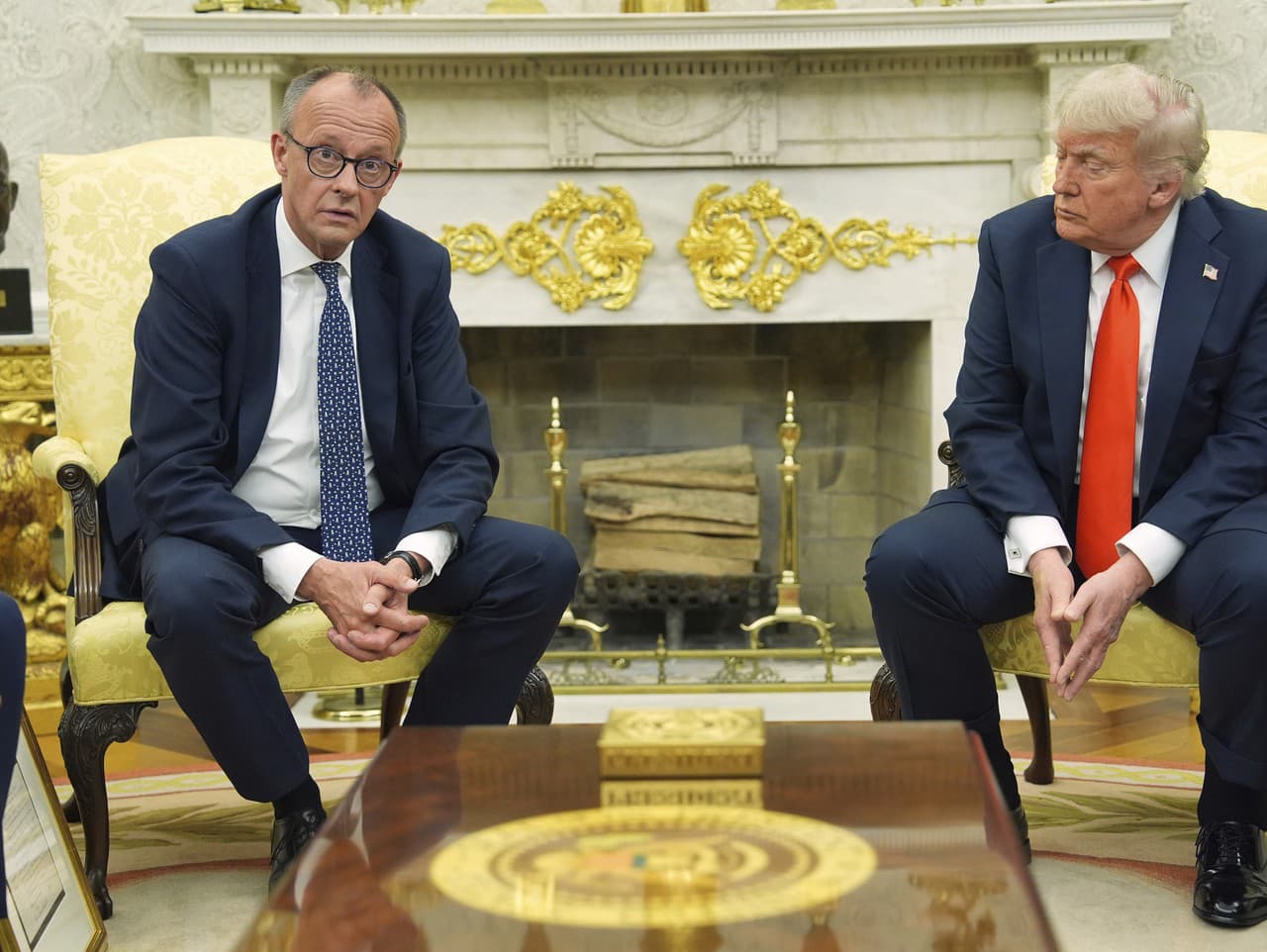 Rokovanie prezidenta USA Donalda Trumpa a nemeckého kancelára Friedricha Merza v Bielom dome vo Washingotone