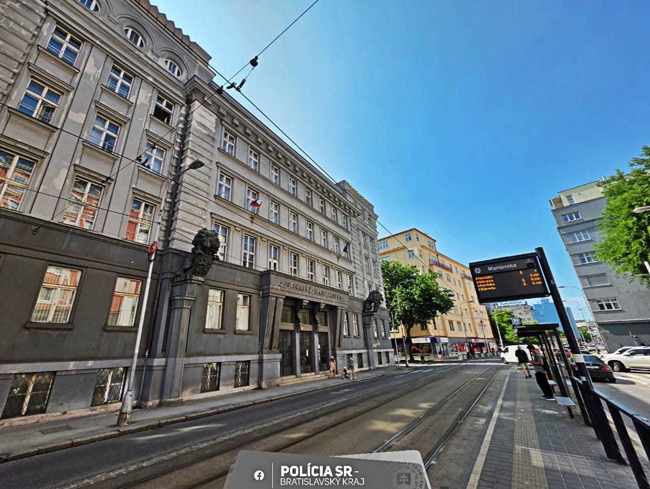 budova krajského riaditeľstva polície v Bratislave