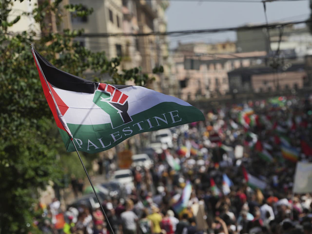 Propalestínske protesty v Taliansku