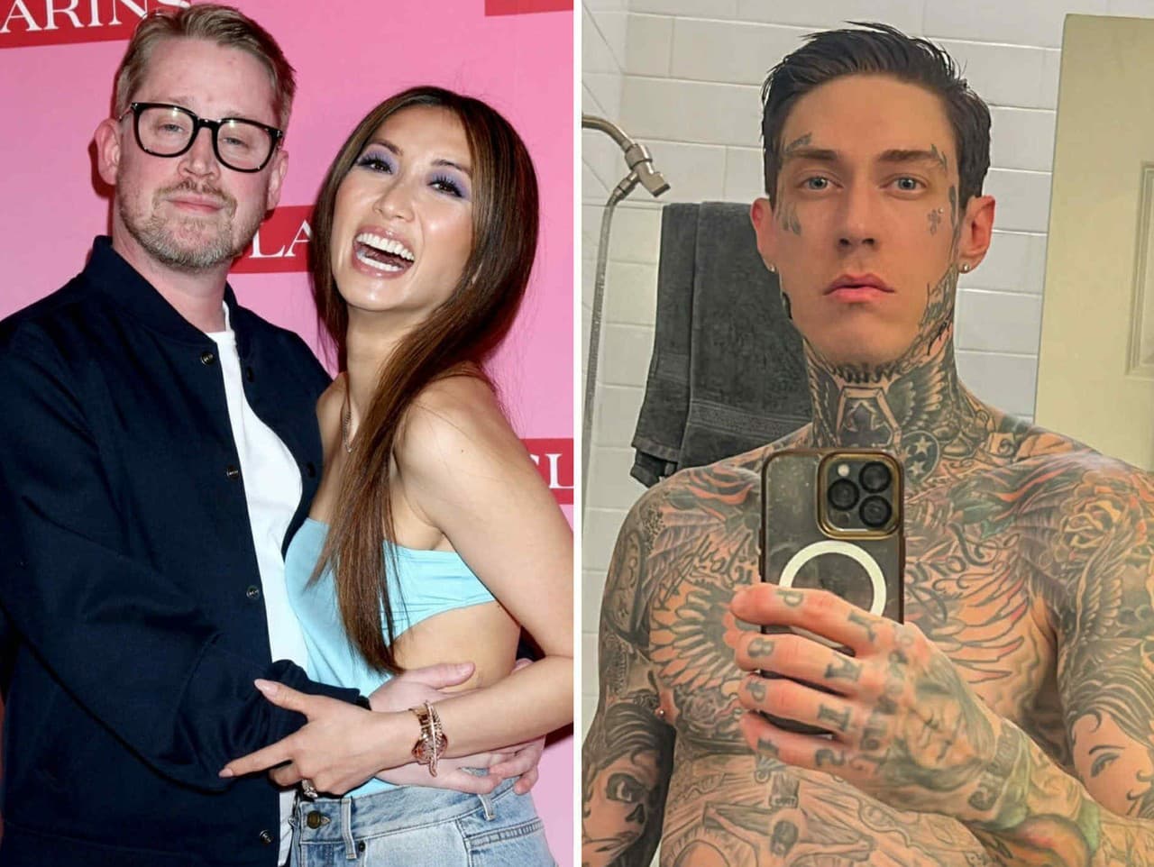 Macaulay Culkin, Brenda Song, Trace Cyrus