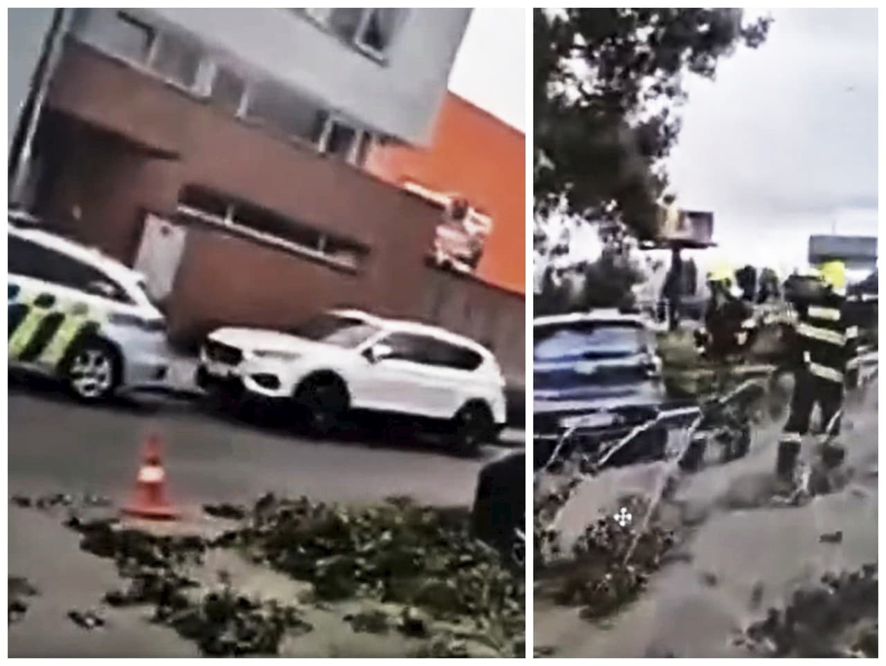 Padnutý strom v Bratislave ohrozoval vodičov.