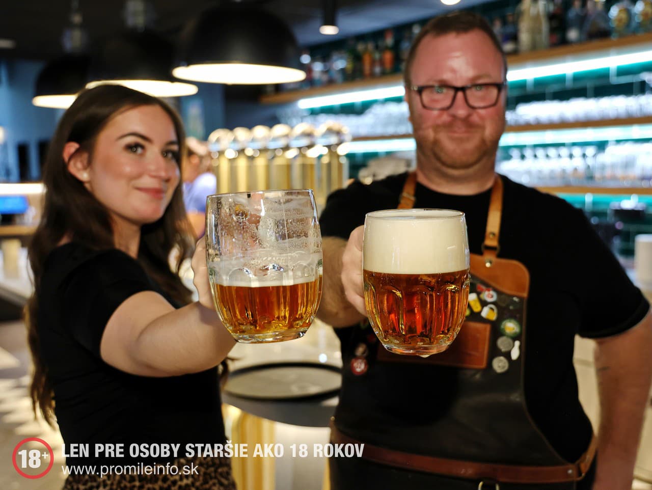 Takto má vyzerať dobre načapované pivo (Foto: Ján Zemiar)