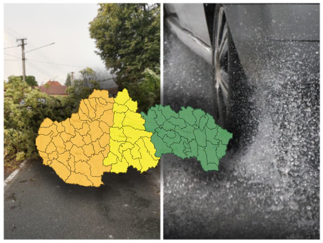 Na západnom a strednom Slovensku opäť udrú búrky.