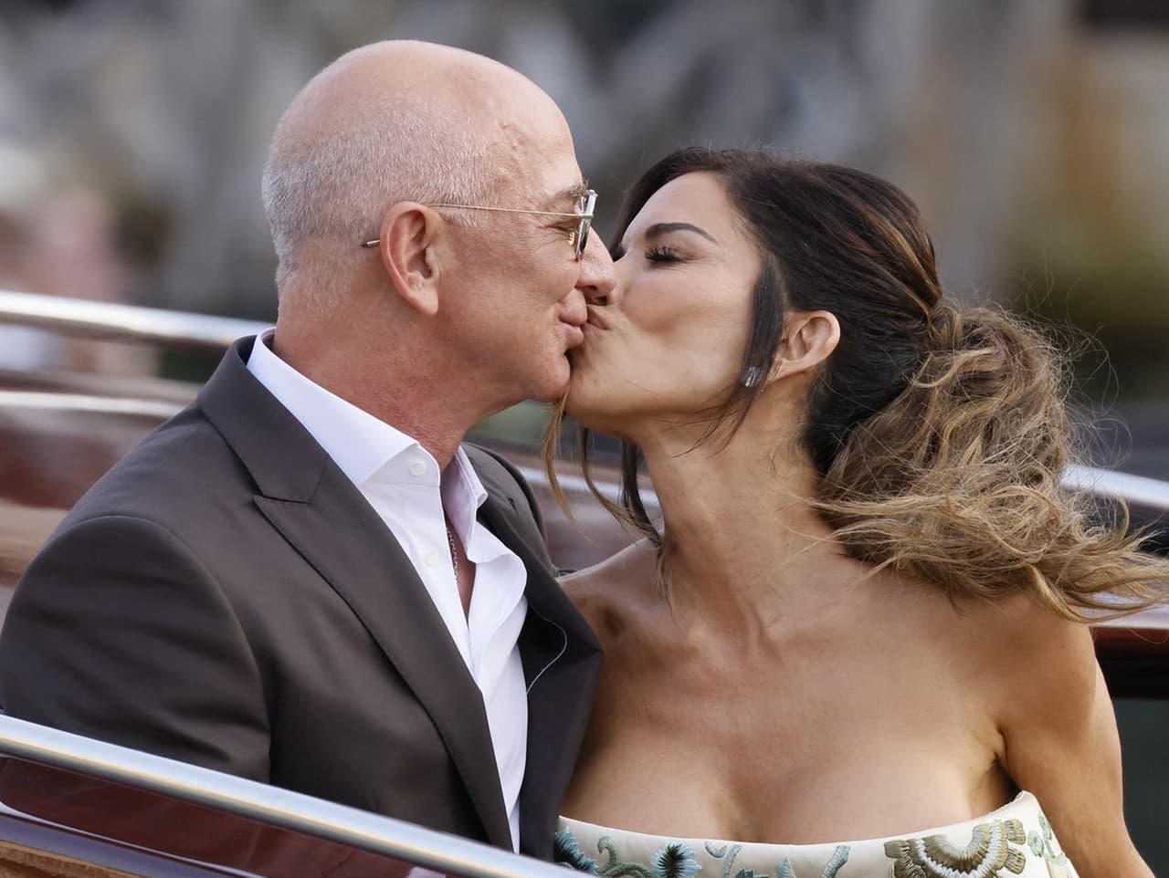 Lauren Sanchez a Jeff Bezos 