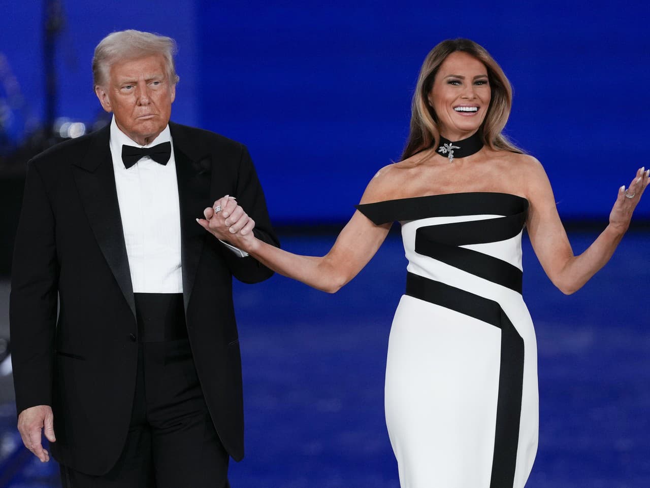 Americký prezident Donald Trump a prvá dáma USA Melania Trumpová.