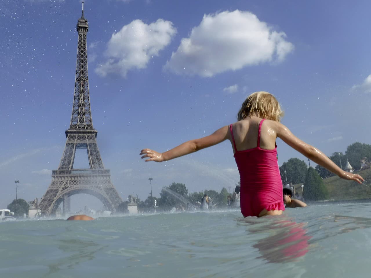 Horúčavy vo Francúzsku.