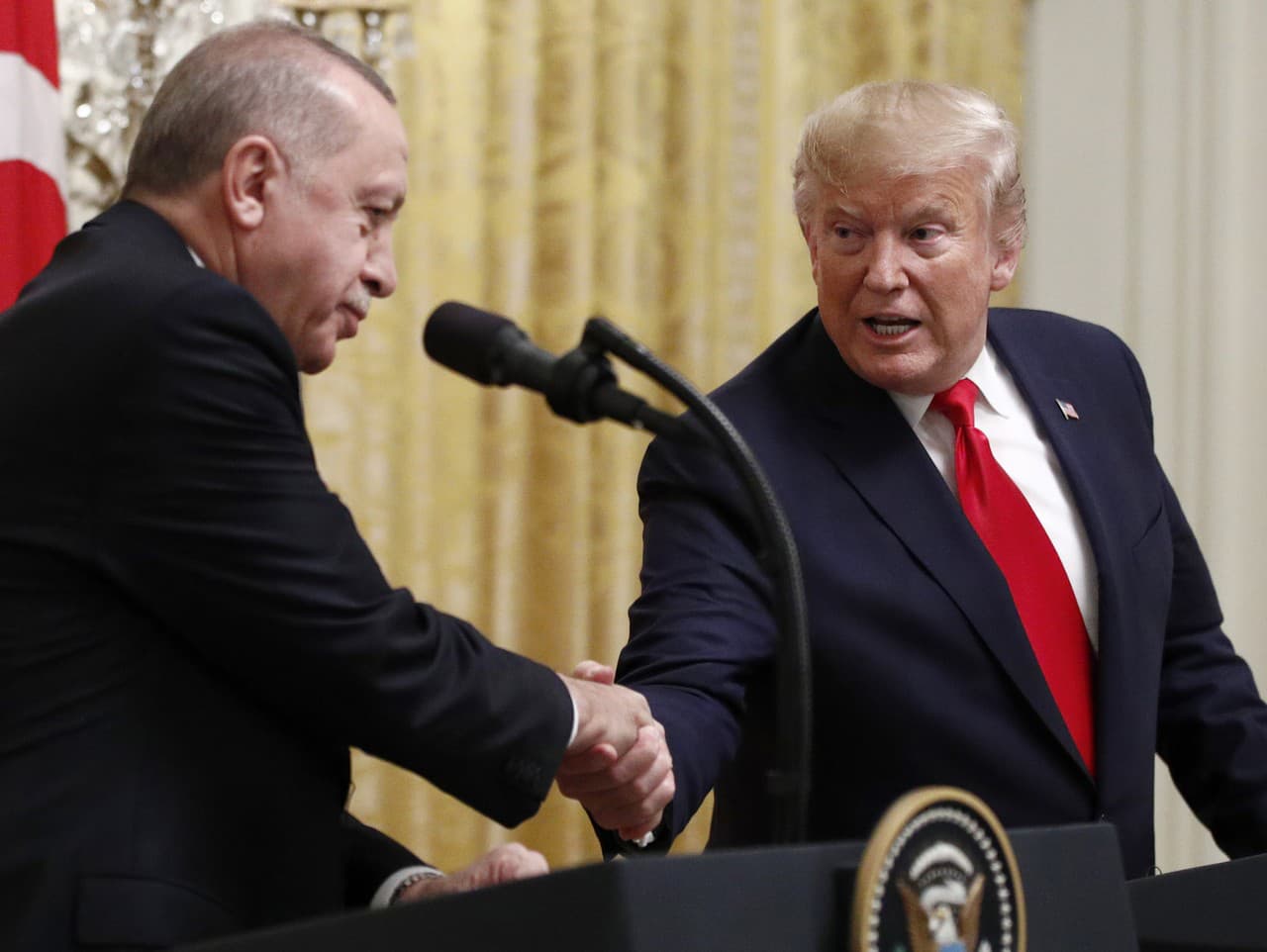 Recep Tayyip Erdogan a Donald Trump