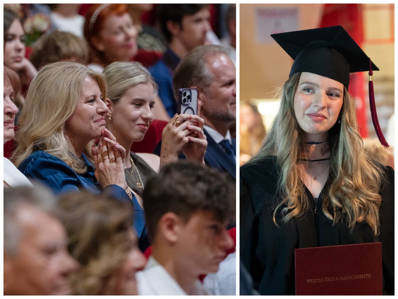 Čaputovej dcéra Lea úspešne odpromovala.