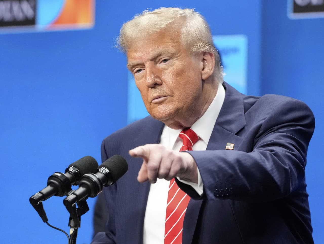 Americký prezident Donald Trump na summite NATO v holandskom Haagu