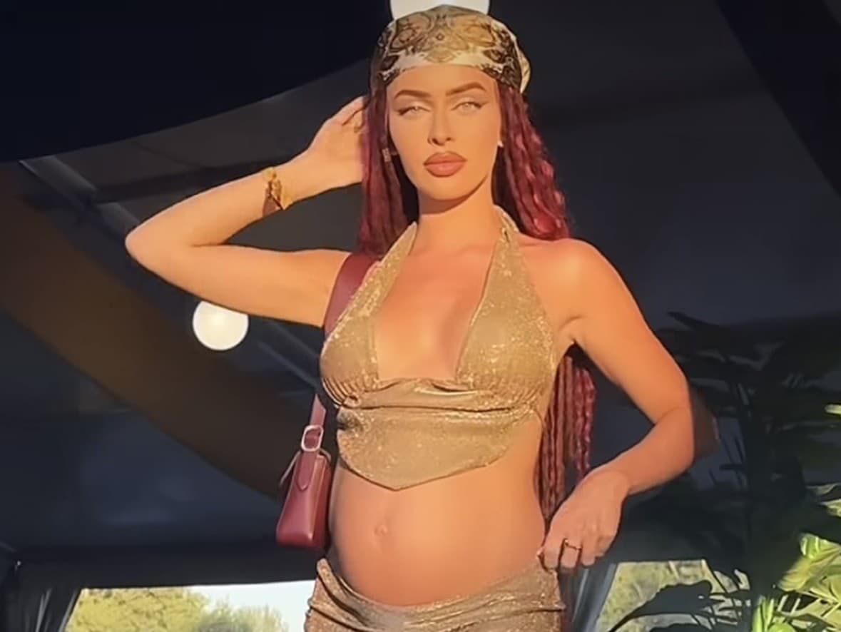 Ráchel v 7. mesiaci tehotenstva