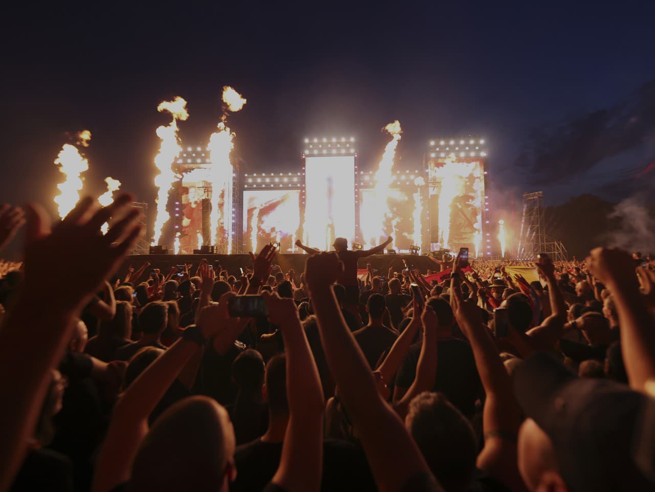 Koncert Marka Perkovića v Chorvátsku