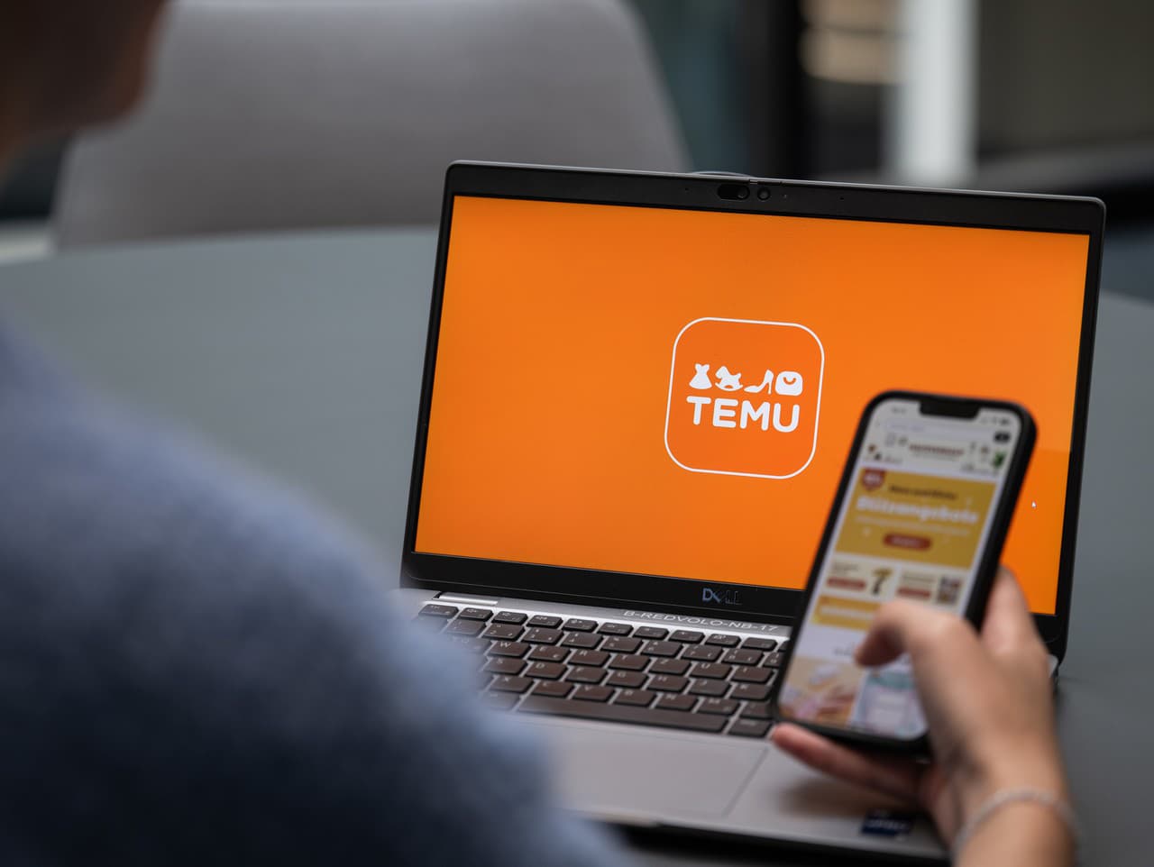 Logo aplikácie čínskeho internetového obchodu Temu 