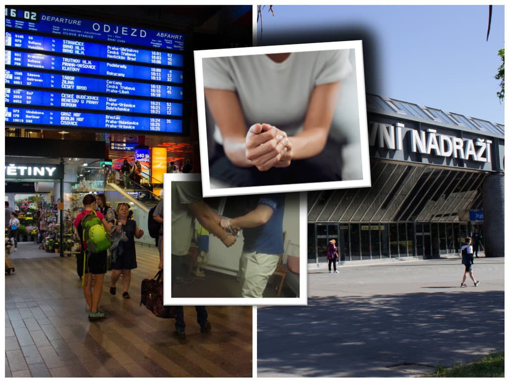 Policajná razia sa týkala znásilnenia 33-ročnej ženy pri hlavnej stanici v Prahe.