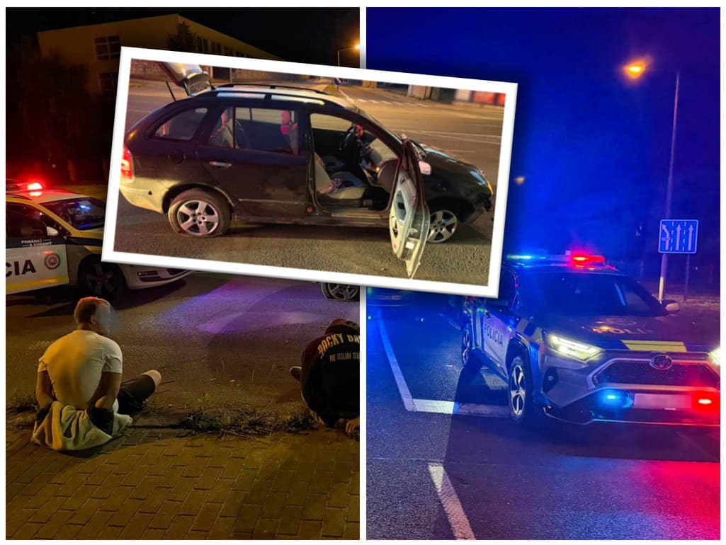 Polícia prenasledovala vodiča od Hlohovca až do Nitry.