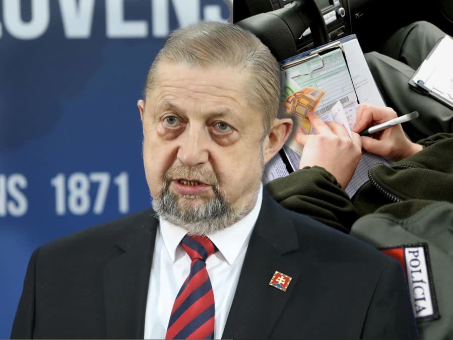 Harabin zle zaparkoval a musela ho riešiť polícia.