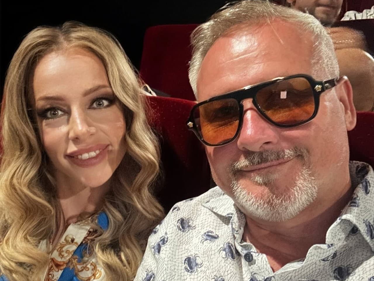 Peter Batthyány s mladučkou partnerkou Petrou.