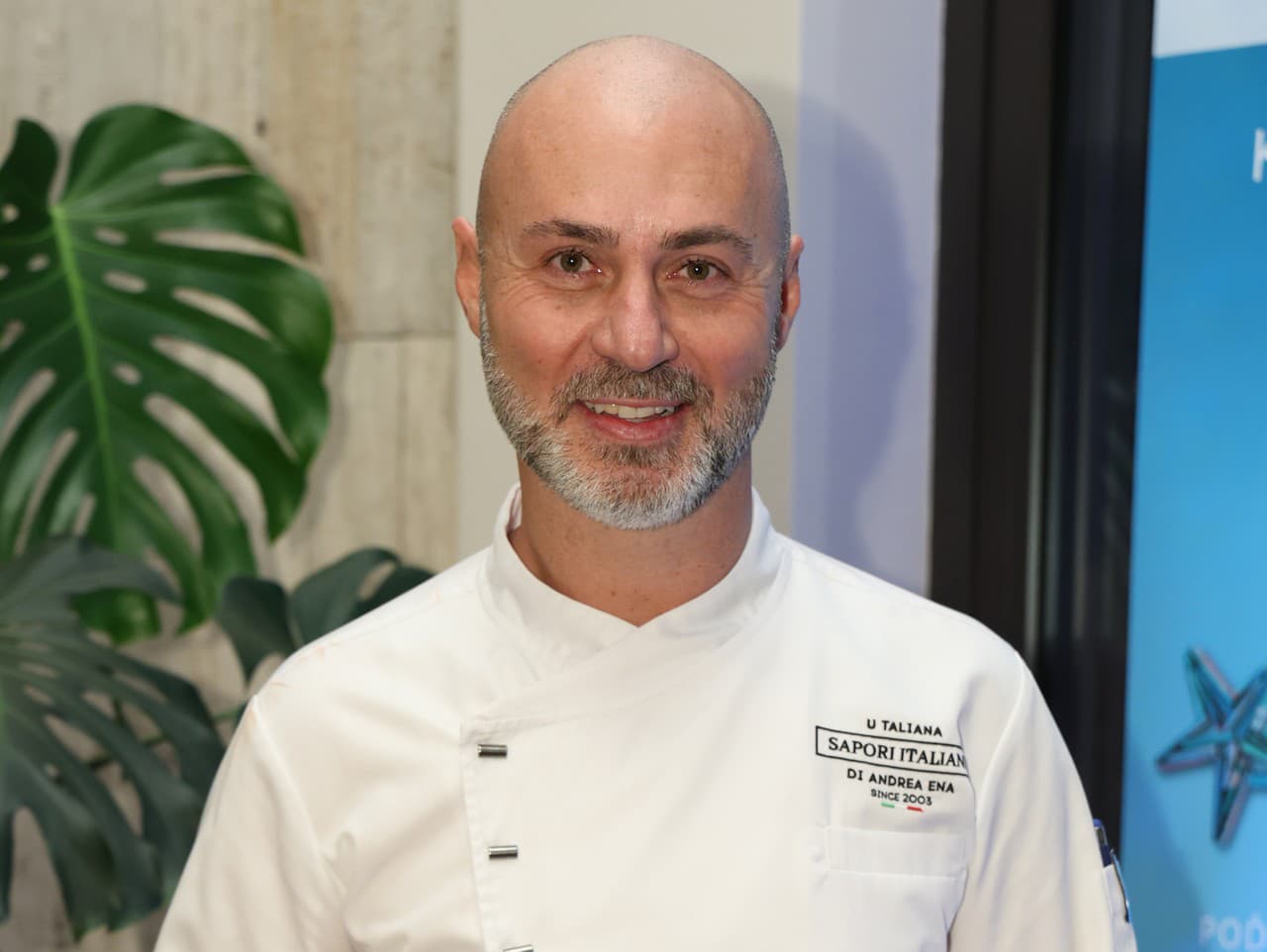 Krst knihy známeho talianskeho šéfkuchára. Na snímke Andrea Ena