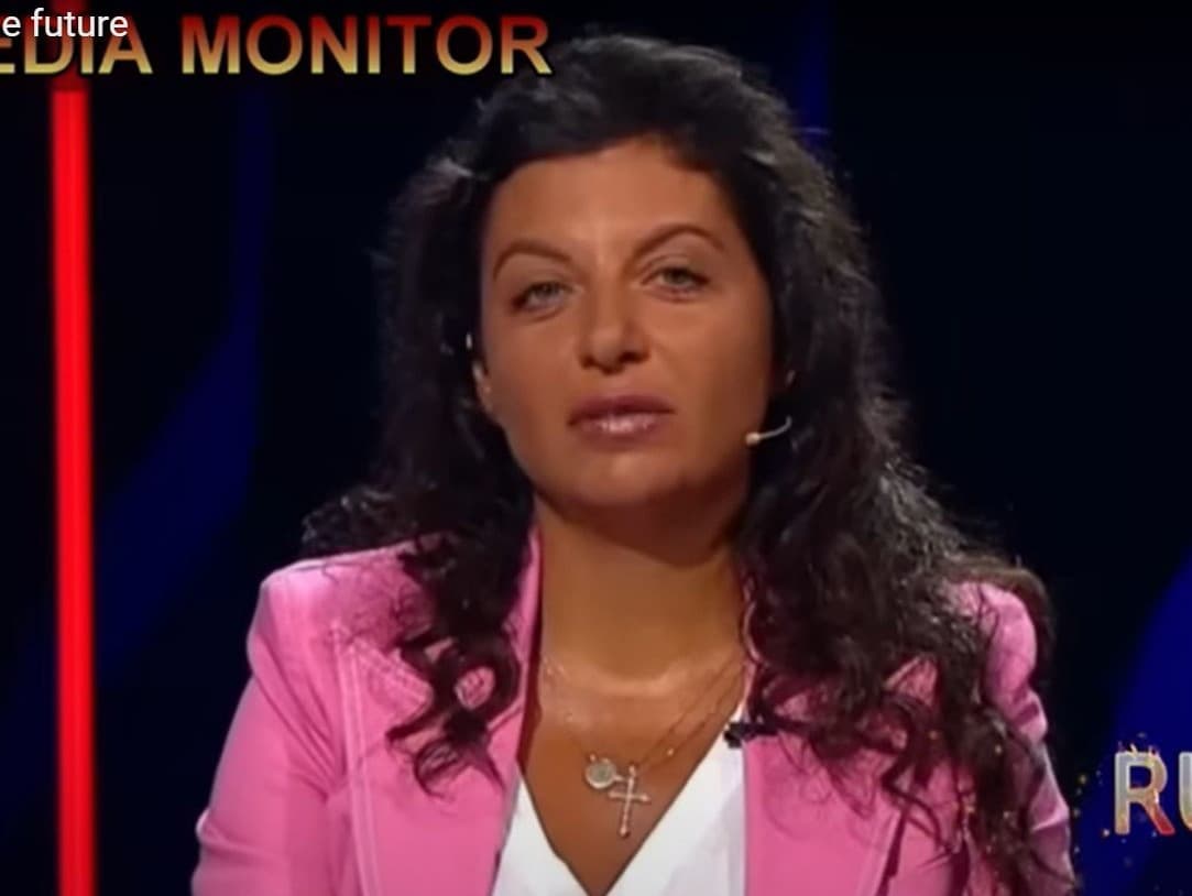 Simonjanová v ruskej televízii