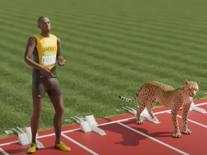 V simulácii sa šprintu zúčastnila netradičná dvojica