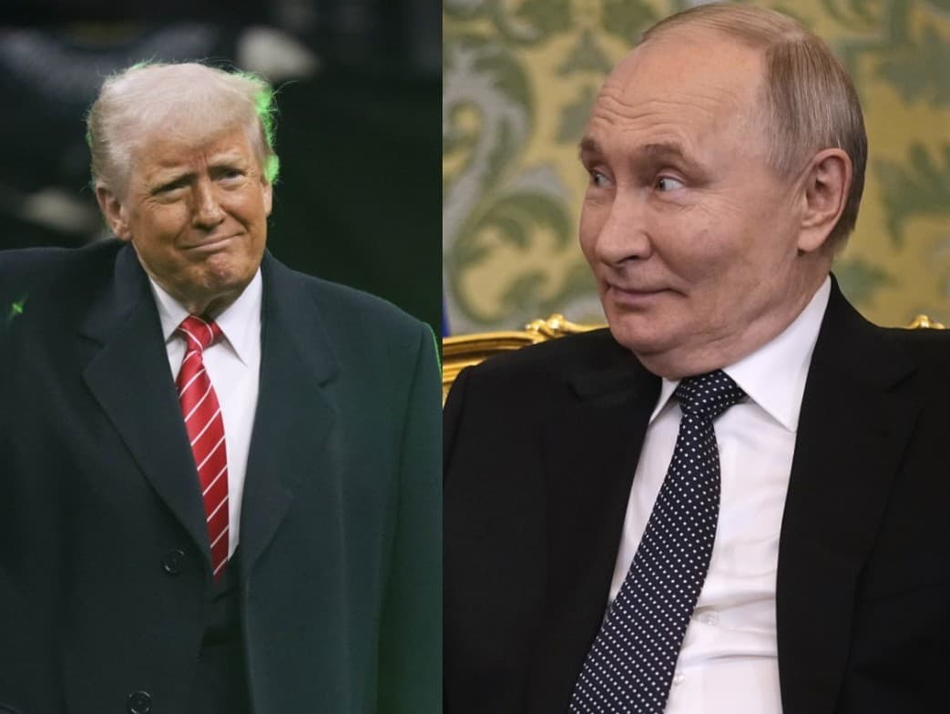 Americký prezident Donald Trump a ruský vládca Vladimir Putin 
