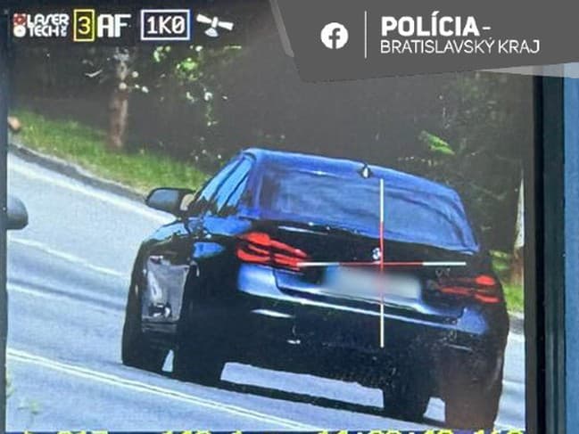 Mladý vodič jazdil po Bratislave rýchlosťou 157 kilometrov za hodinu