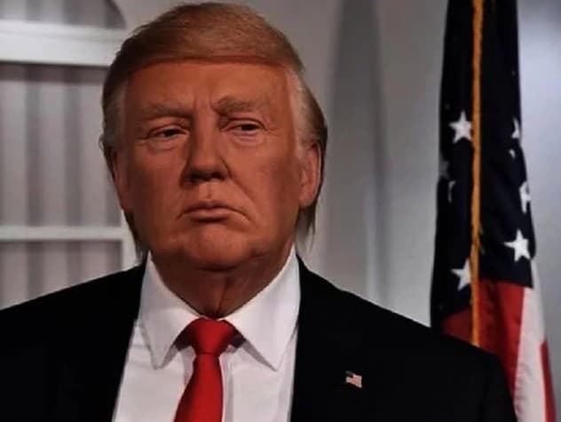 Vosková figurína bývalého amerického prezidenta Donalda Trumpa