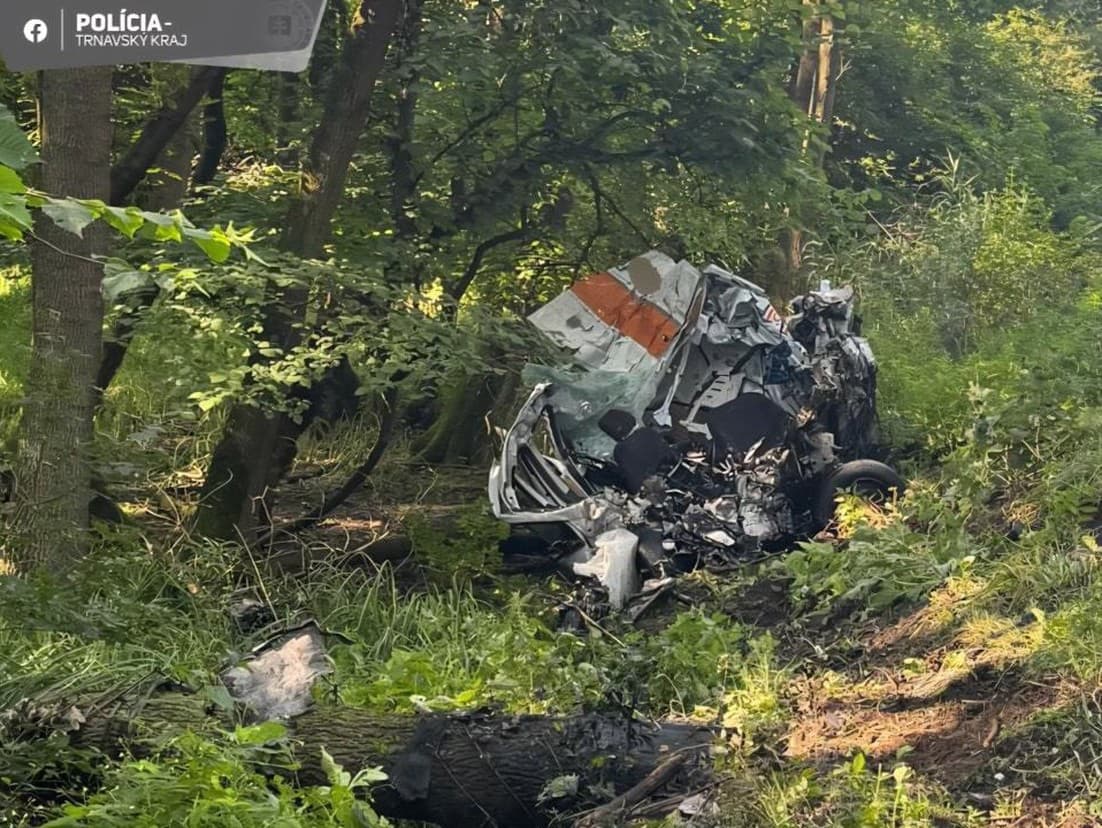 Vodič dodávky čelnú zrážku s kamiónom za Kopčanmi neprežil