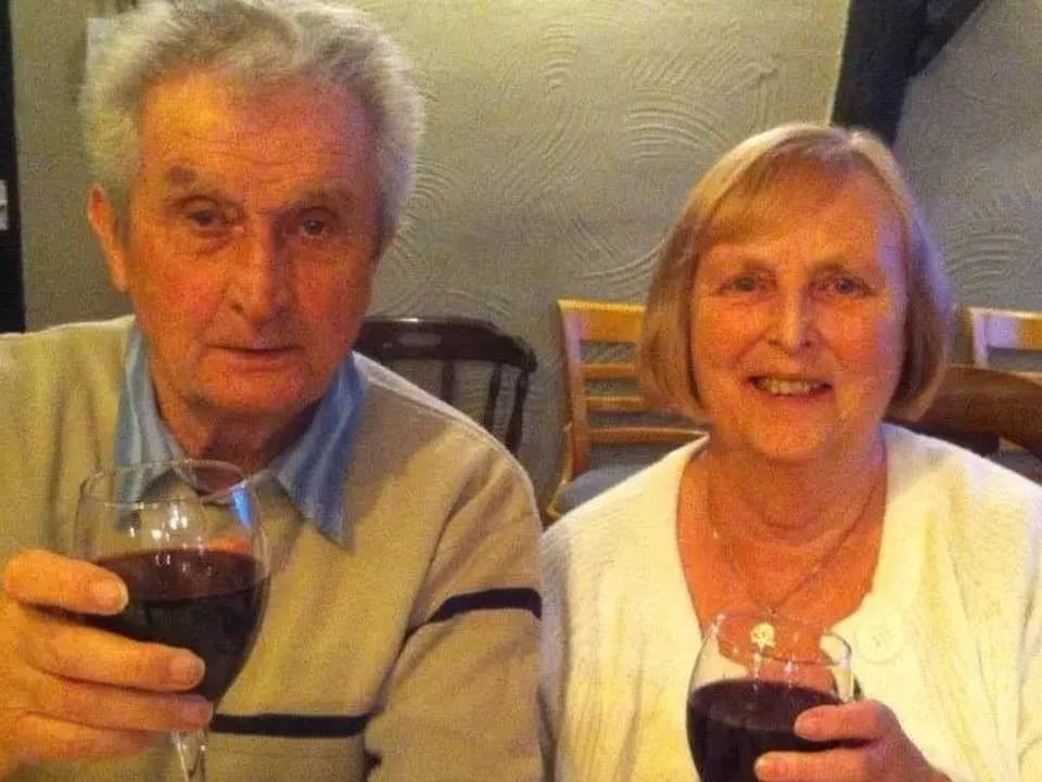 June Baxterová s manželom