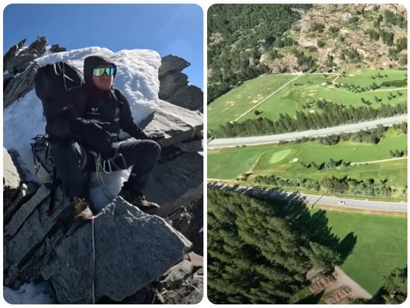 Adrenalínový skok z najvyššieho vrcholu Álp naháňa strach