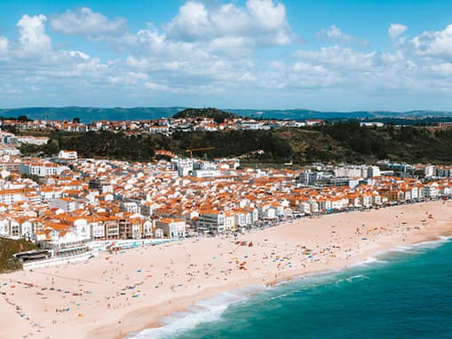 pláž Nazaré, Portugalsko