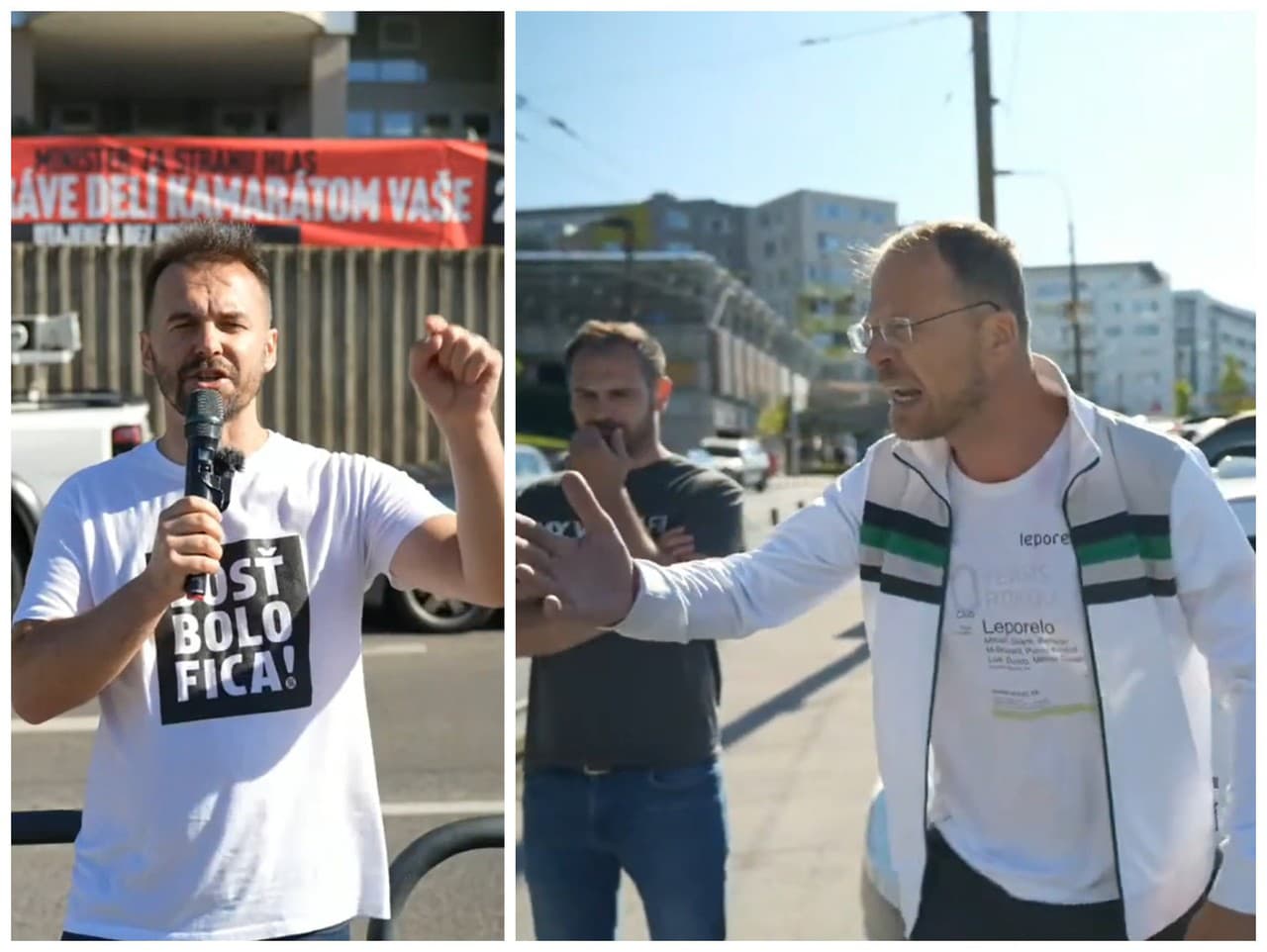 Neznámy muž nahlas vykričal poslancovi Šipošovi svoje.