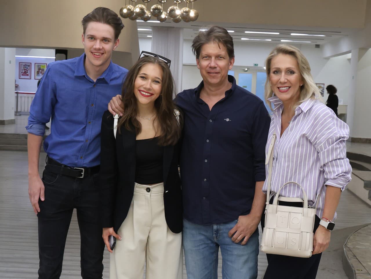 Martin Kaprálik s manželkou Michaelou a deťmi Michalom a Martinou