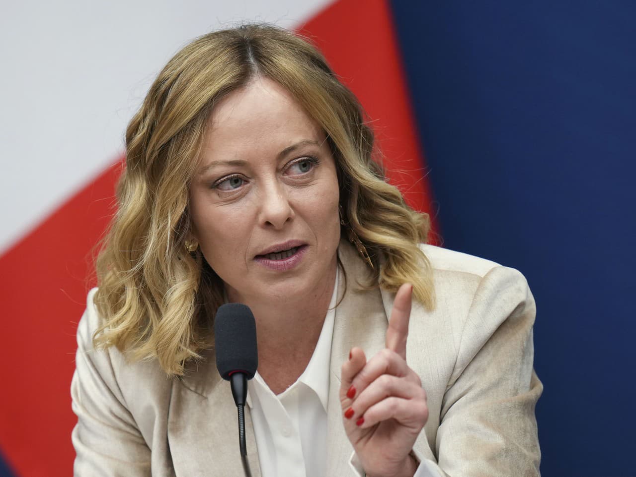 Talianska premiérka Giorgia Meloniová.