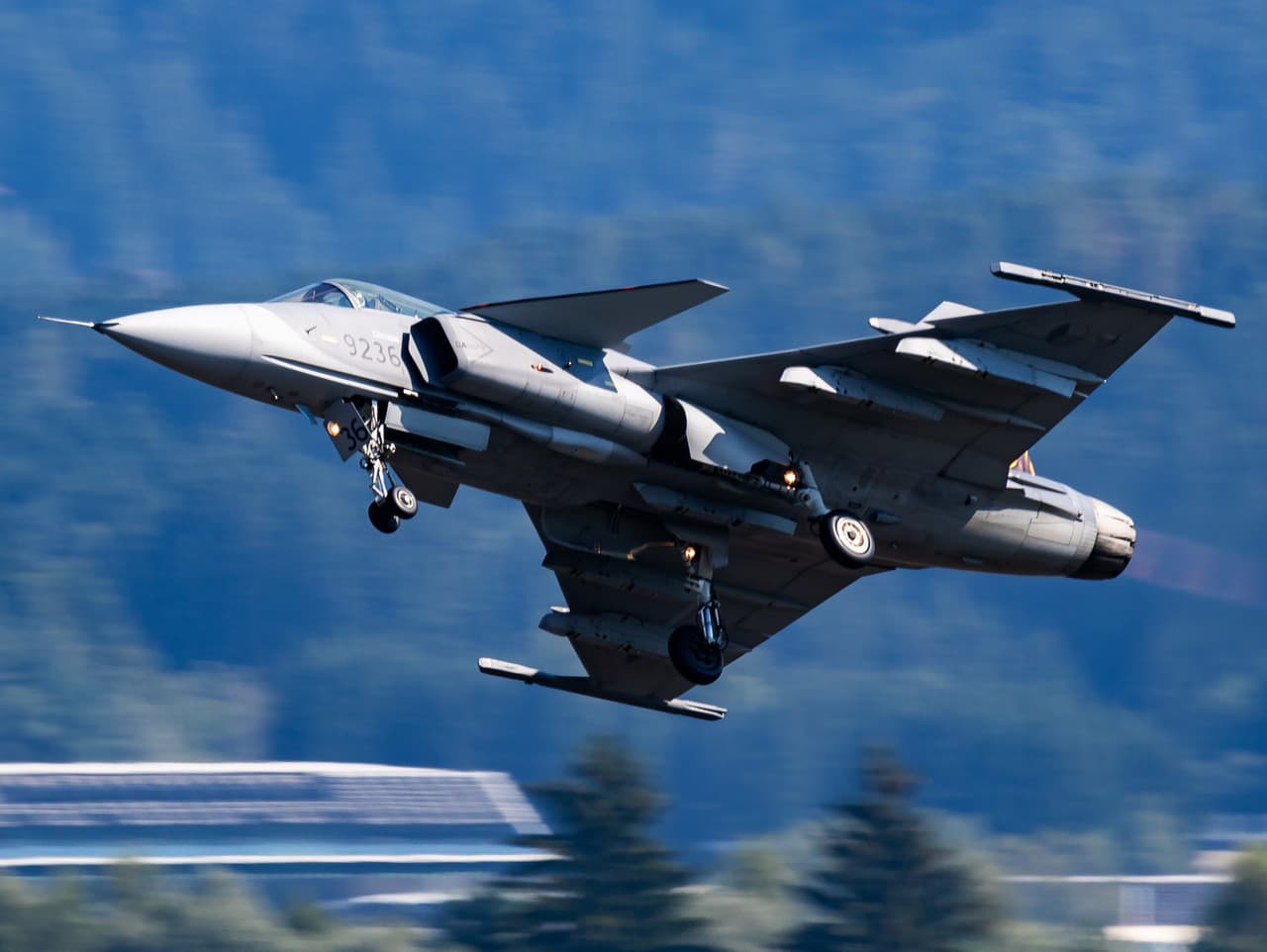 Stíhacie lietadlo typu Saab JAS 39 Gripen