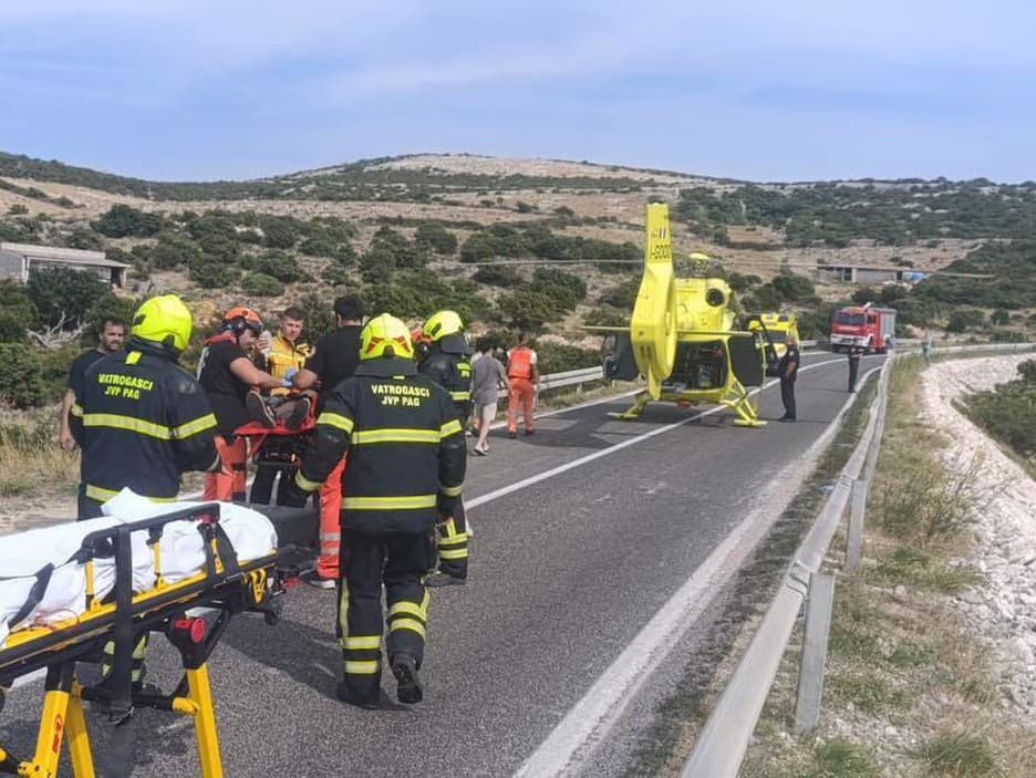 Na mieste nehody zasahoval aj vrtuľník