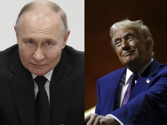 Prezident Ruskej federácie Vladimir Putin a šéf Bieleho domu Donald Trump