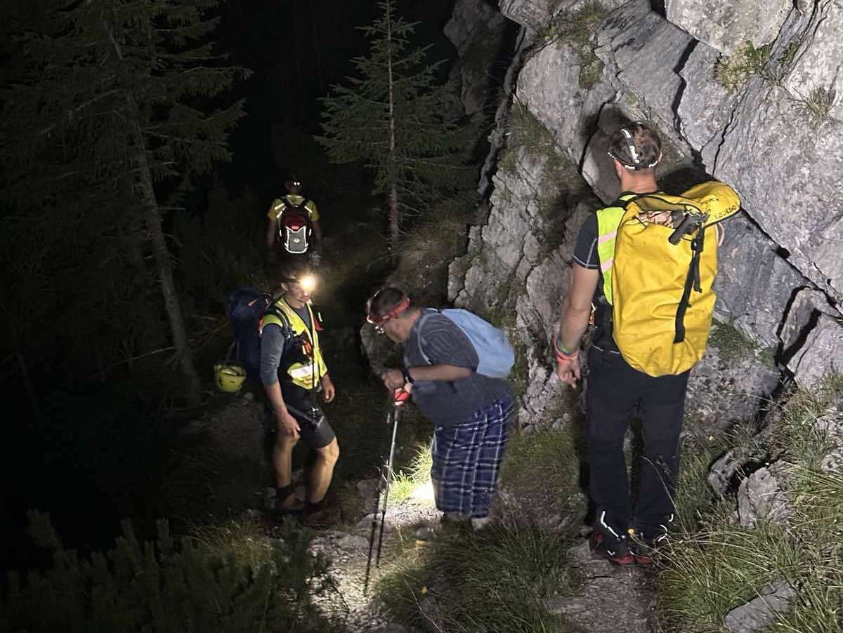 Zablúdený český turista pod Malým Rozsutcom