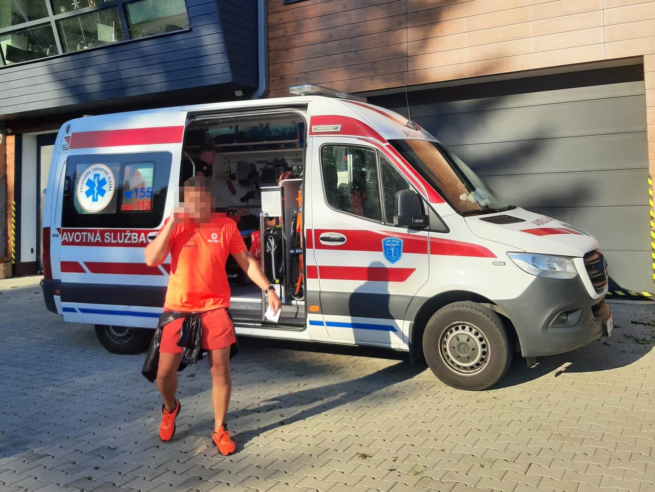 Pád z bicykla pod Žiarskou chatou