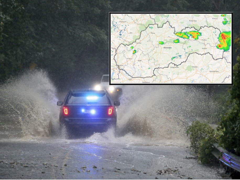 Na Slovensku sa tvoria prvé búrky