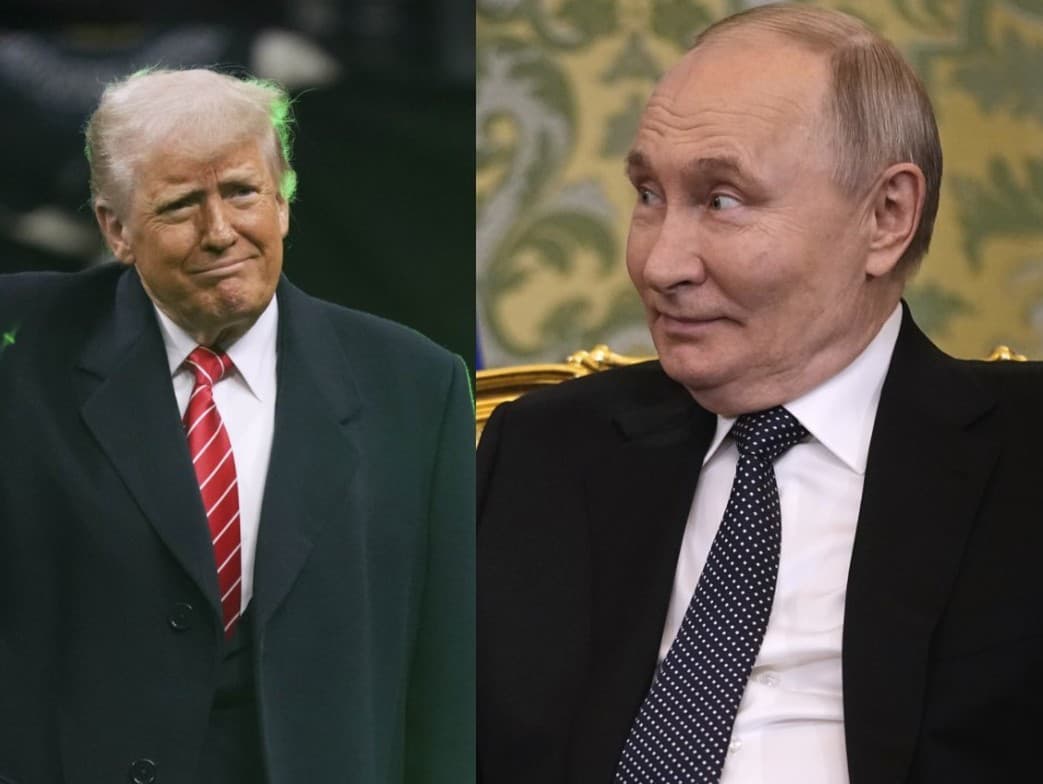 Americký prezident Donald Trump a ruský vládca Vladimir Putin 
